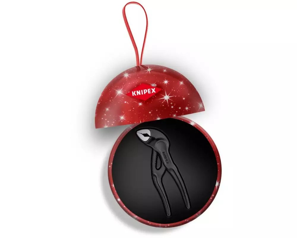 Knipex Wasserpumpenzange Cobra XS in Weihnachtskugel