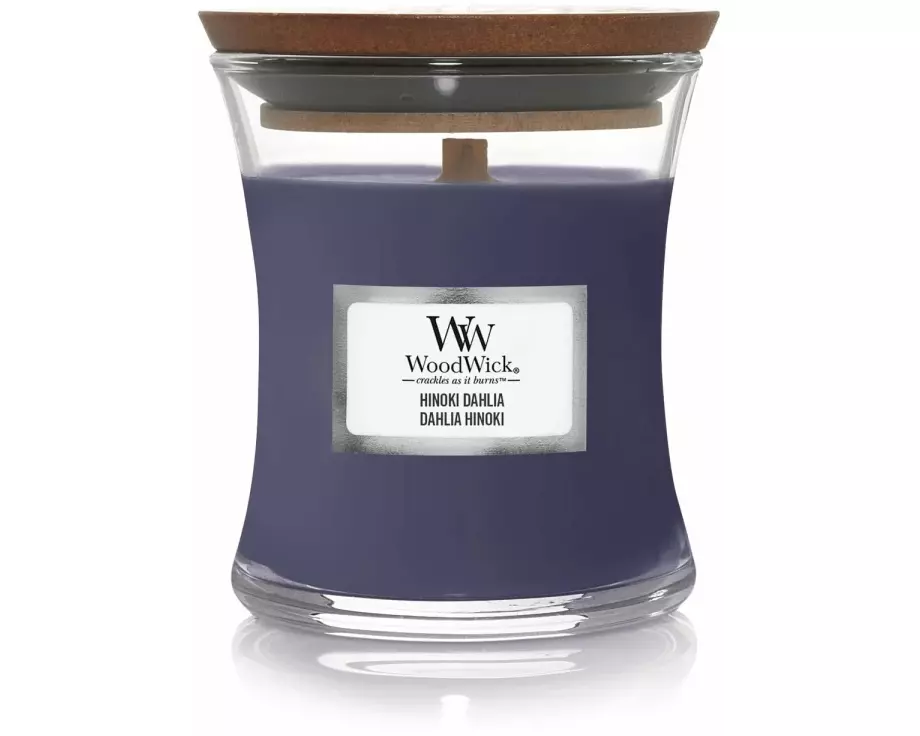 Woodwick Duftkerze Hinoki Dahlia Mini Jar