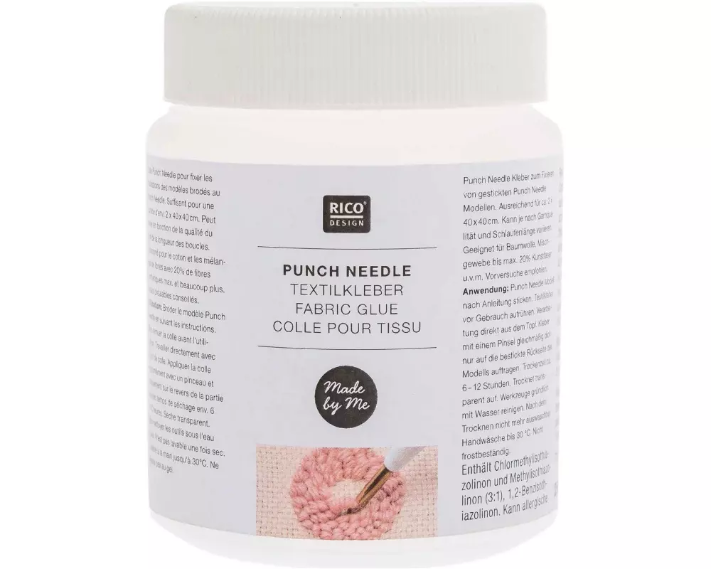 Rico Design Punch Needle Textilkleber 250 ml