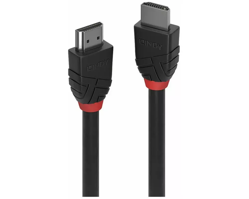 LINDY 5m 8k60hz HDMI Cable, Black Line