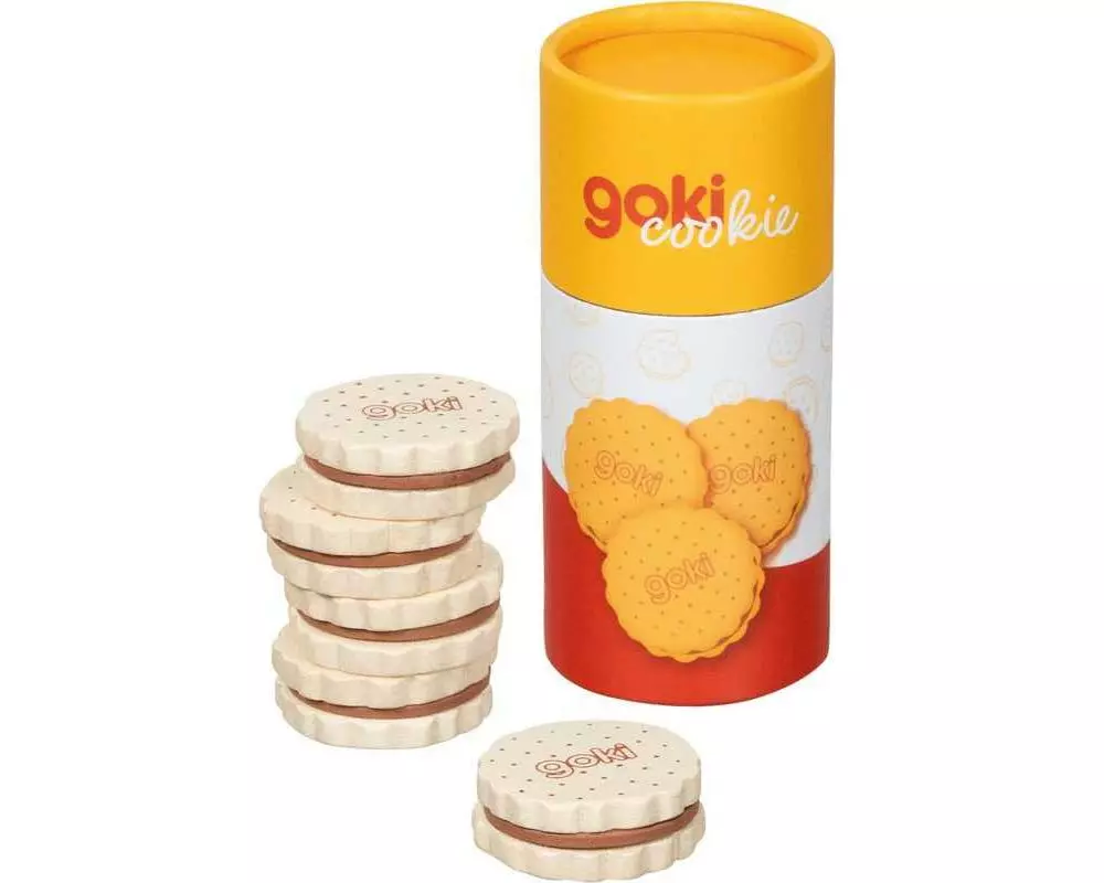 Goki Doppelkeks in Pappverpackung Ø 4.5, H: 10.3 cm