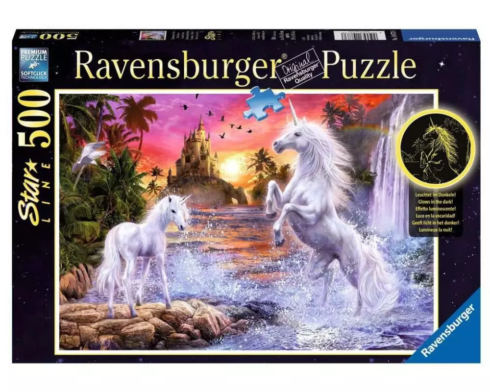 Ravensburger Puzzle Einhörner am Fluss