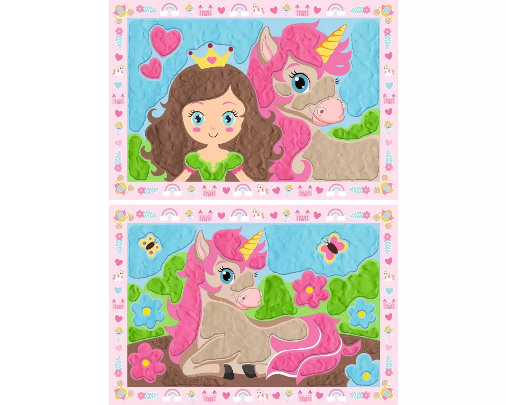 Ravensburger My First CreArt, Kneten nach Zahlen – Einhornglück D/EN