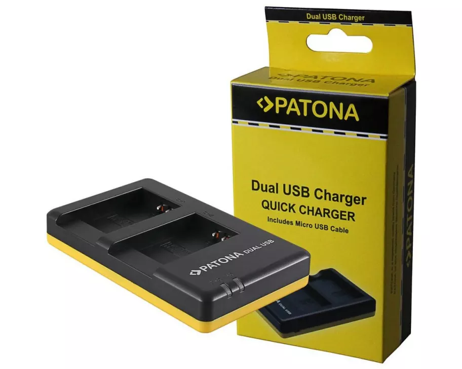 Patona Ladegerät Dual Canon NB-13L