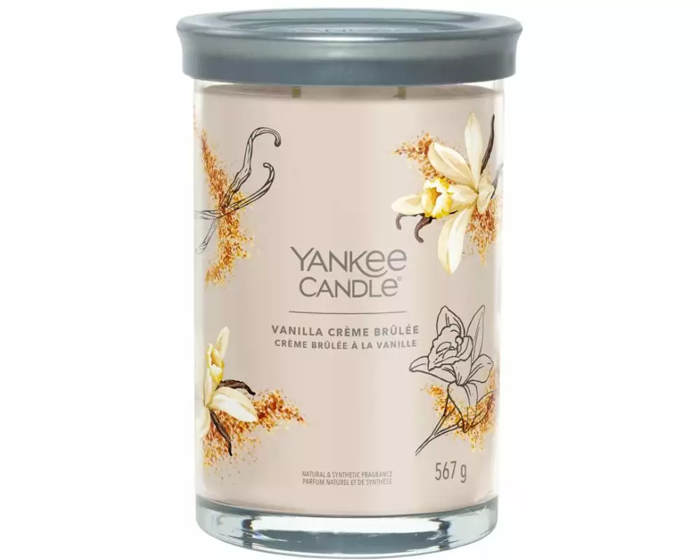 Yankee Candle Signature Duftkerze Vanilla Crème Brûlée Signature Large Tumbler