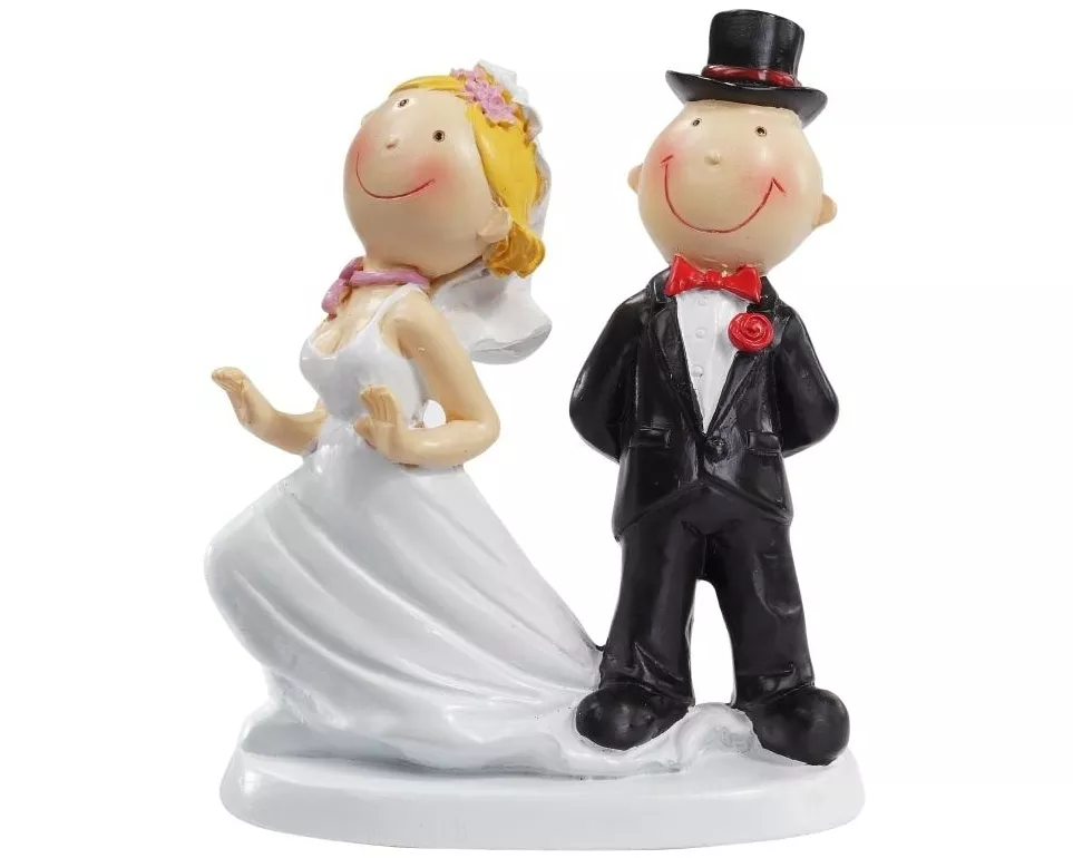 HobbyFun Mini-Figur Hochzeitspaar 9 cm
