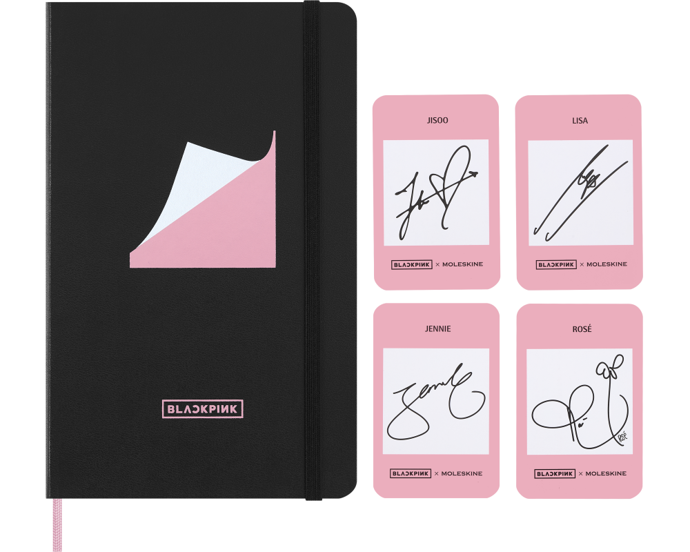 MOLESKINE Notizbuch Blackpink L/A5 711513164 liniert, schwarz