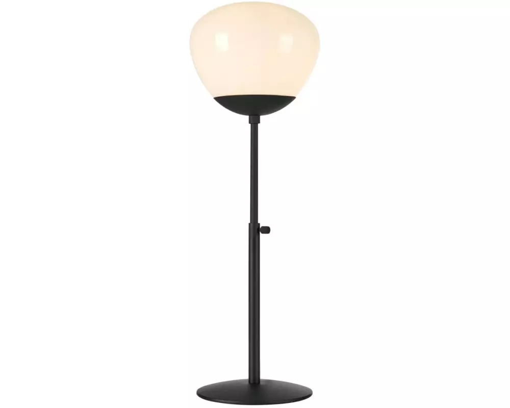 Markslöjd Tischleuchte Rise, E27, max. 40W, Schwarz/Weiss