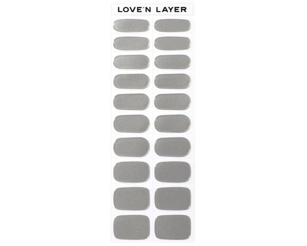 LoveNLayer Metallic Shiny Steel 20 Stück