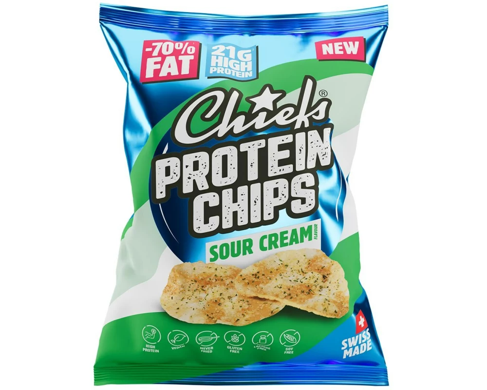 Chiefs Protein Chips Sour Cream 80 g