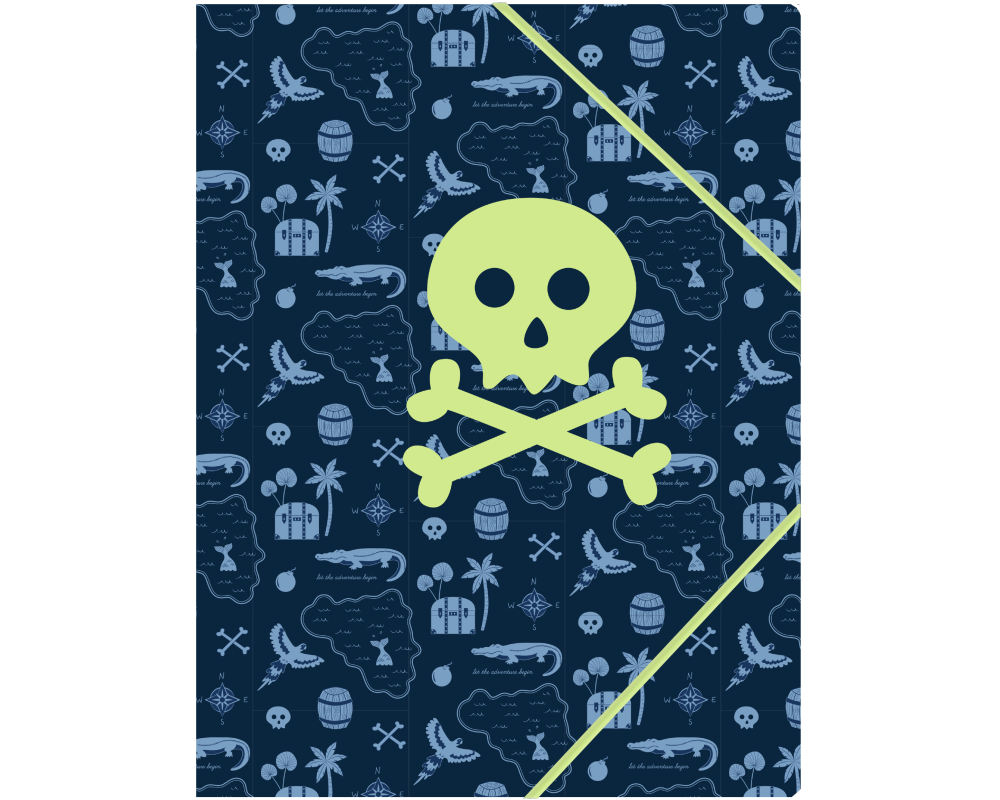 ANCOR Gummibandmappe A4 106541 PIRATES