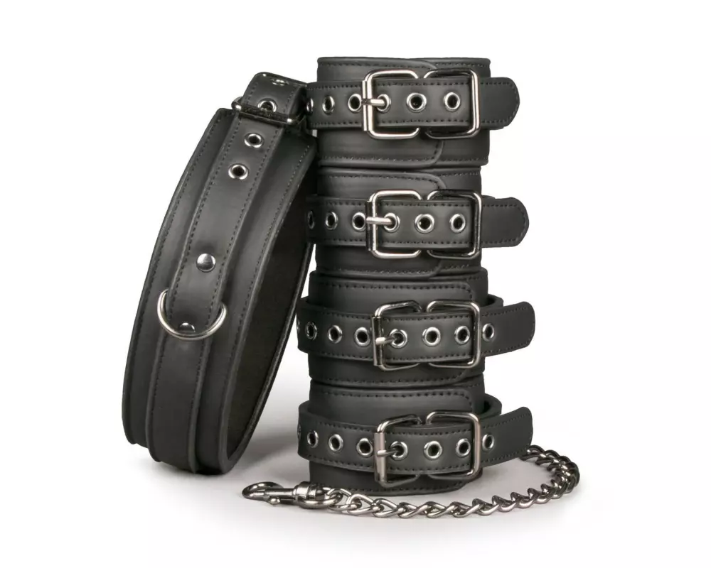 Easytoys Fetish Collection Full Restraint Set Schwarz
