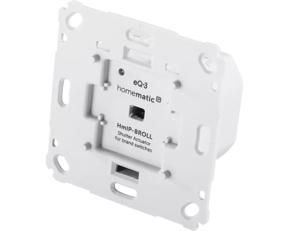 Homematic IP Smart Home Funk-Rollladenaktor für Markenschalter