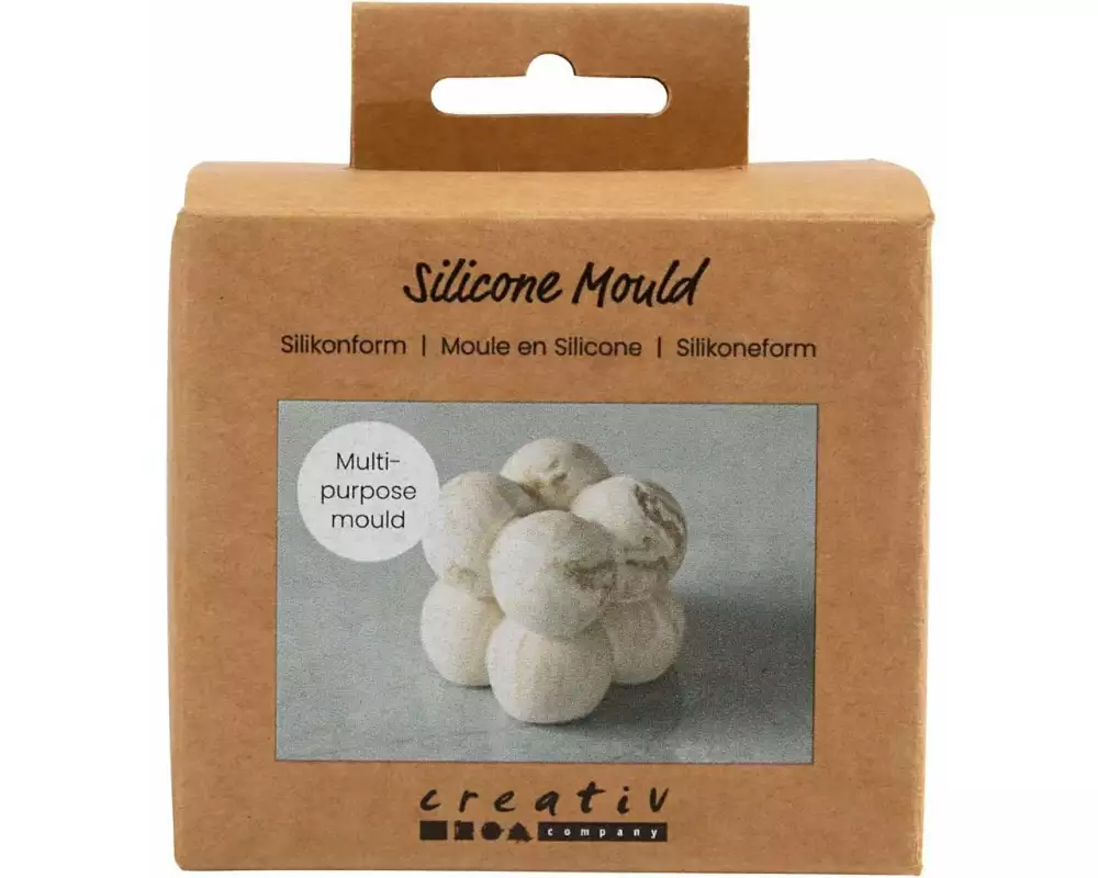 Creativ Company Giessform Silikon Quadrat mit Seifenblasen