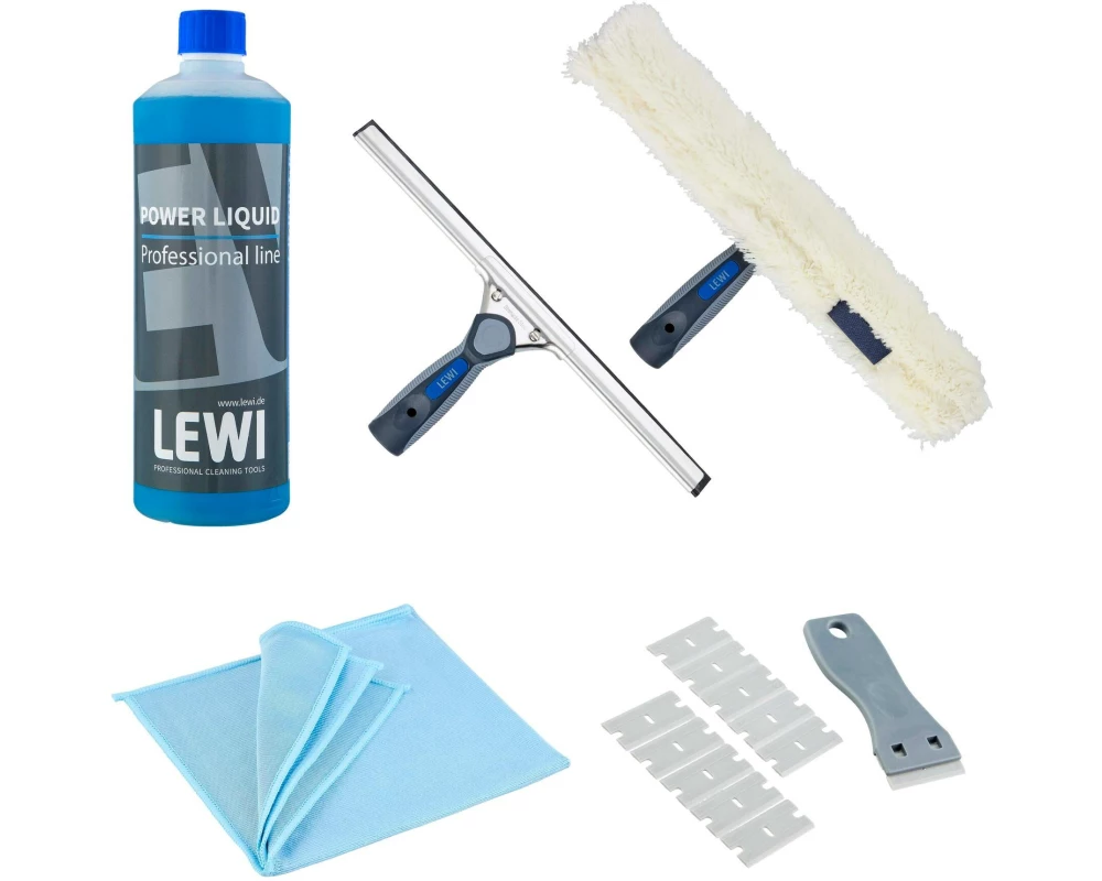 Edi Baur LEWI Fensterreinigungsset 2 Mehrfarbig