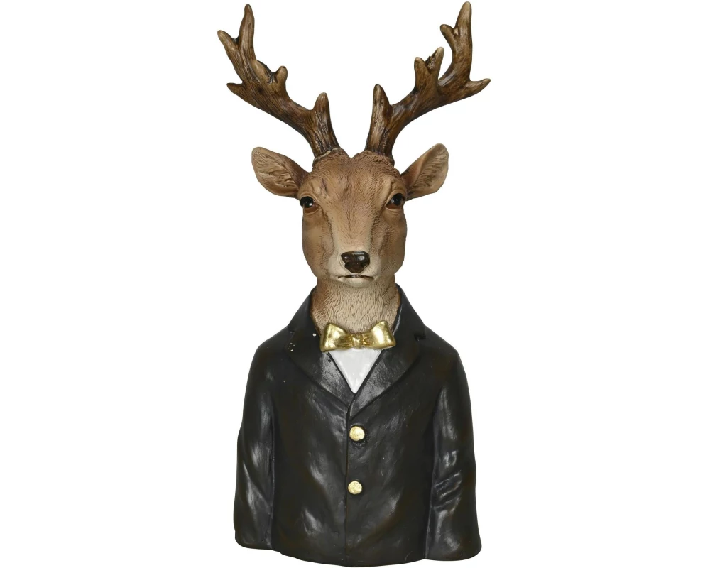 COCON Aufsteller Hirschbüste, Schwarz