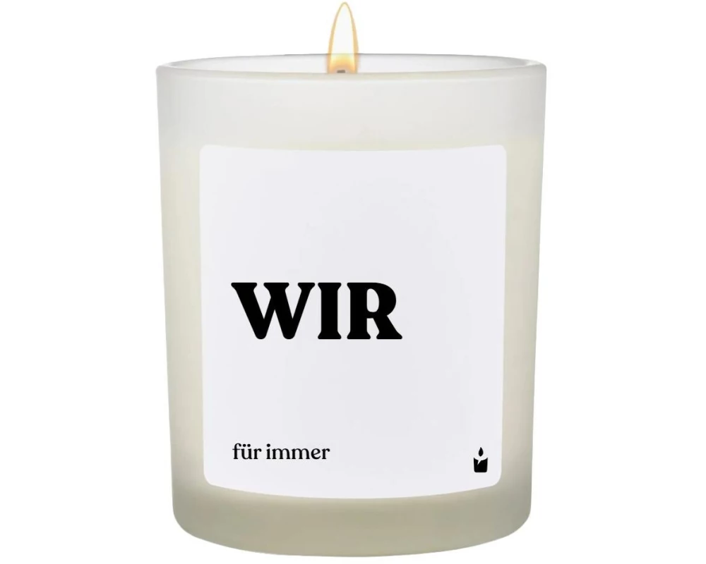 ChattyCandles Duftkerze Wir – für immer 6.7 x 8 cm