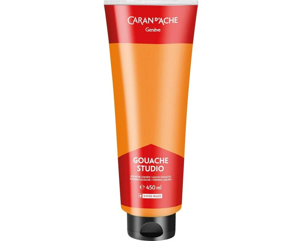 Caran d'Ache Wasserfarbe Gouache Studio 450 ml, Orange
