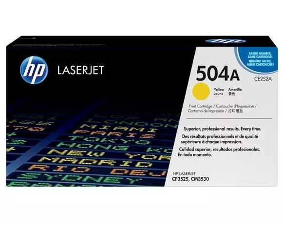 HP Toner Nr. 504A (CE252A) Yellow