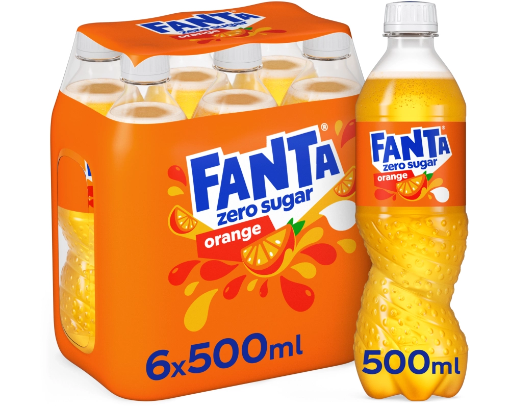 FANTA Orange Zero 607801 50cl, 6 Stk.