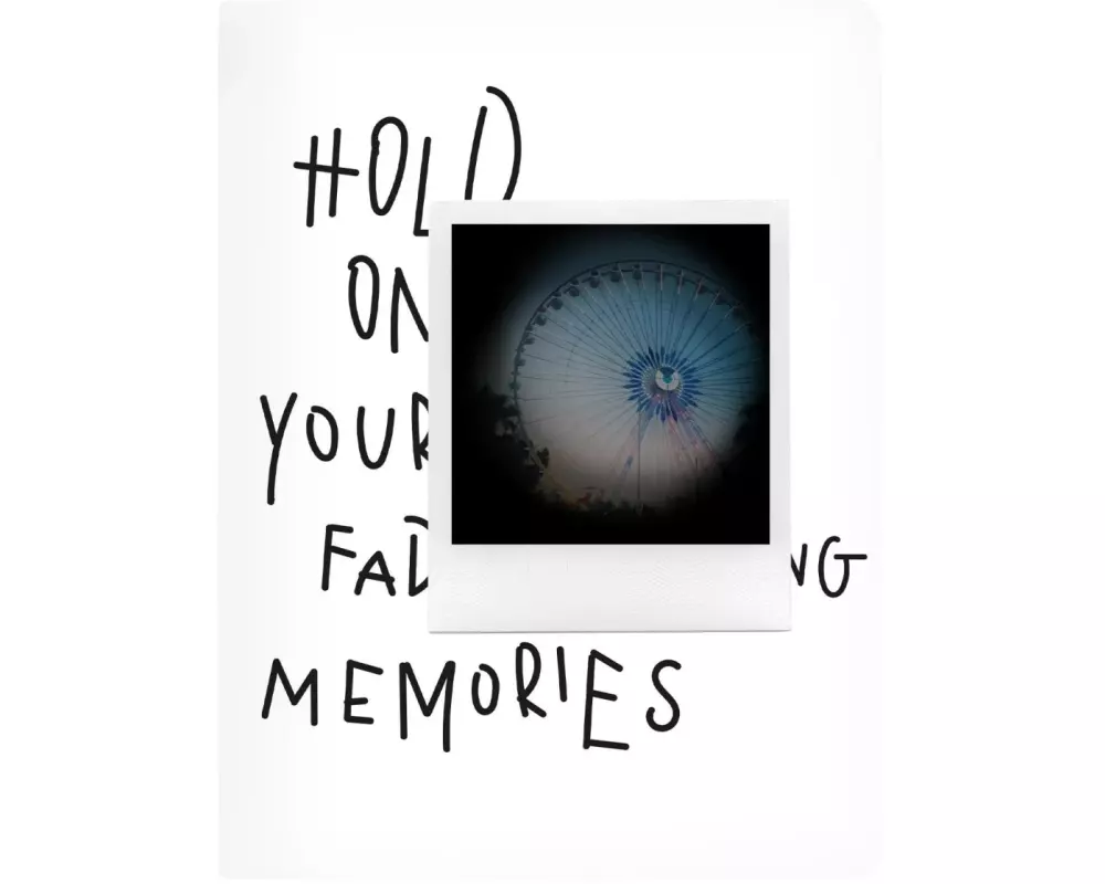 Nuuna Notizbuch Fading memories, 16.5 x 22 cm, Punktraster