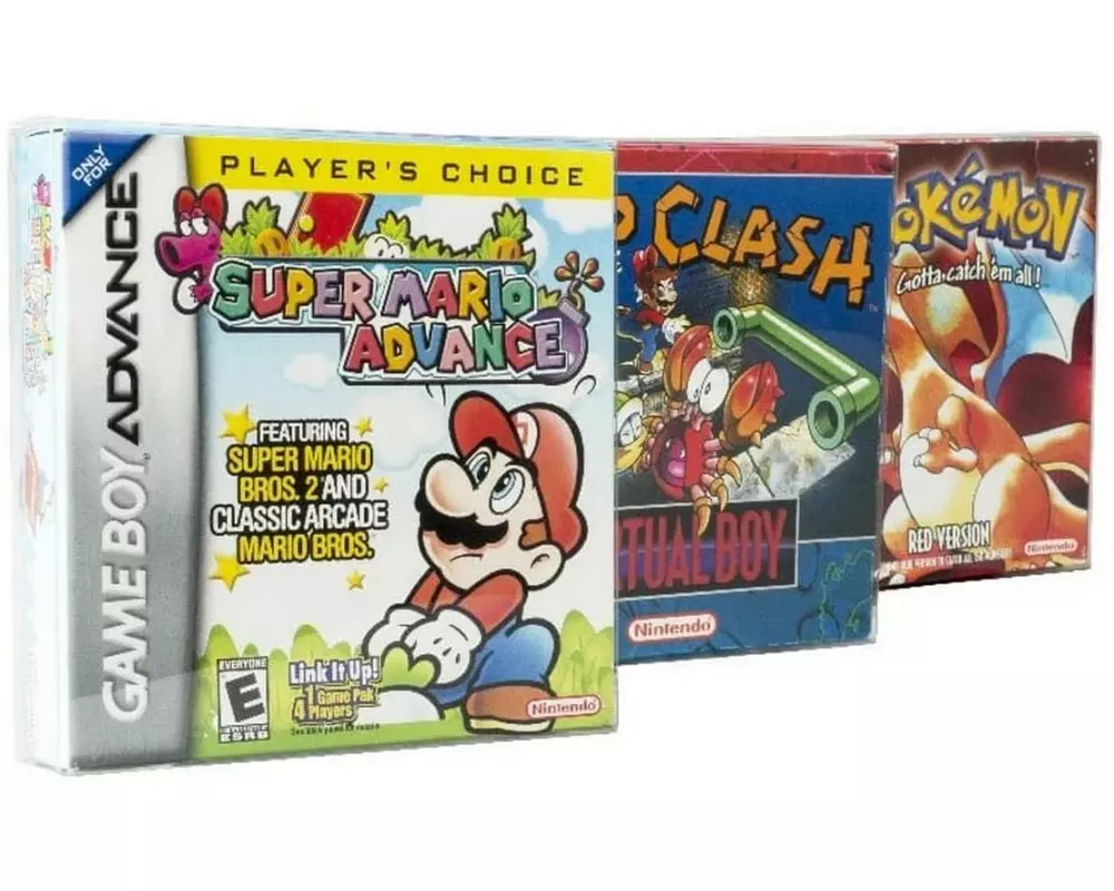 EvoRetro Kartenbox PET Gehäuse 25er-Pack, für Game Boy und GBA