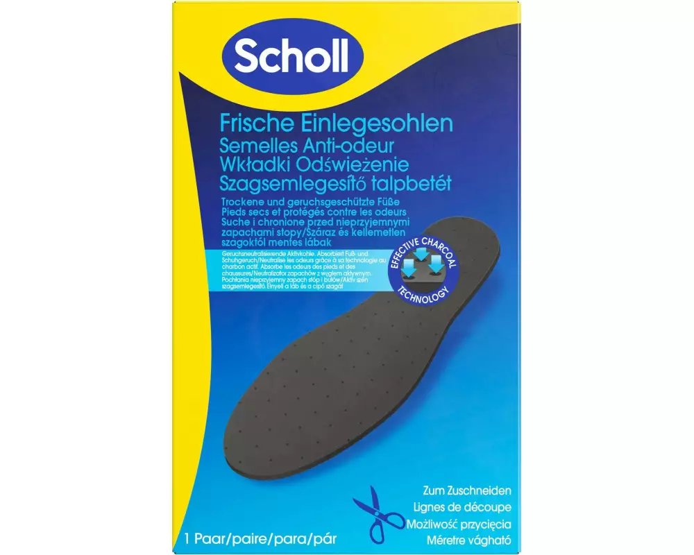Scholl Einlegesohlen Odour Buster Sohle im Falt-Format 1 Stück