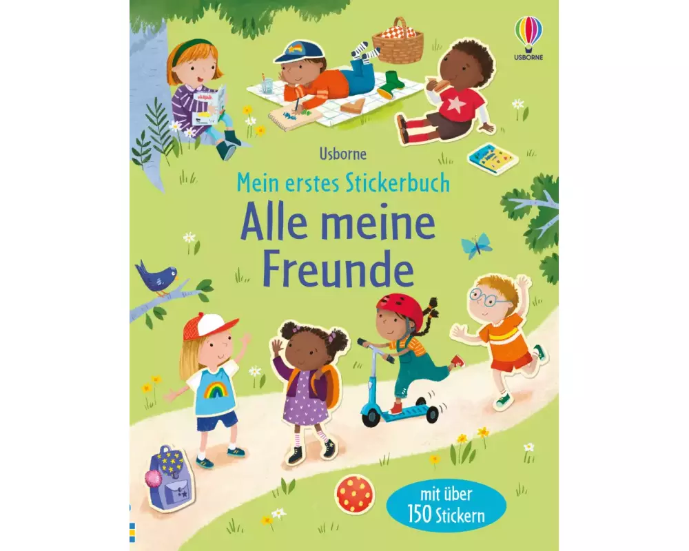 Mein erstes Stickerbuch: Alle meine Freunde