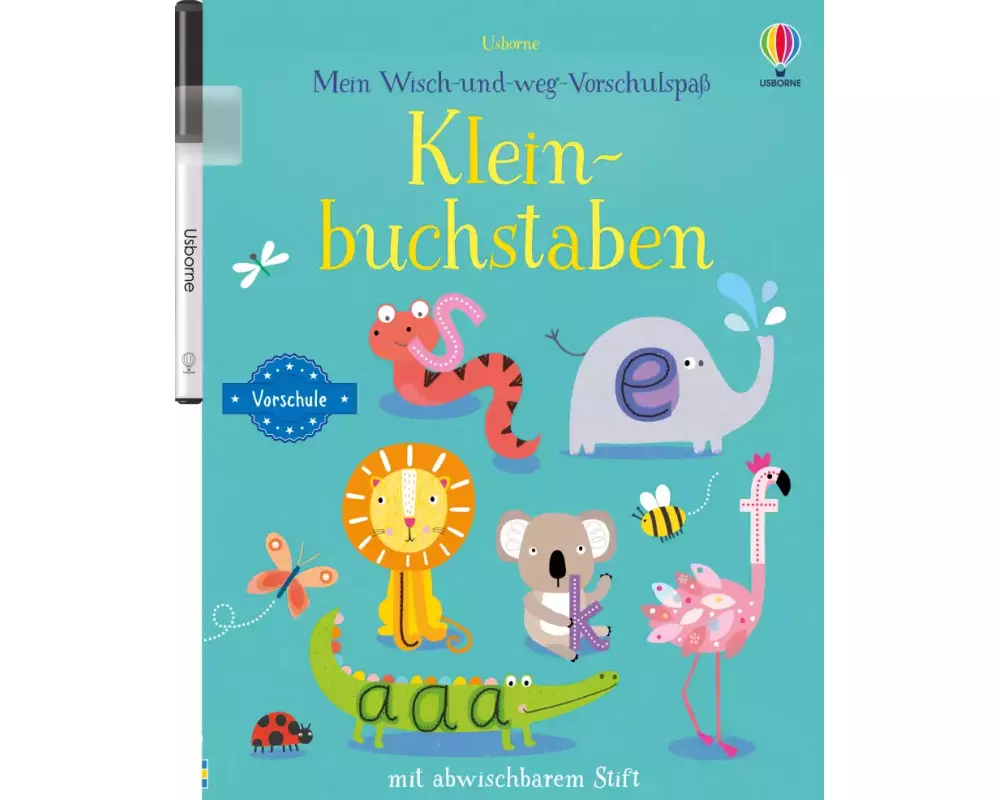 Mein Wisch-und-weg-Vorschulspaß: Kleinbuchstaben
