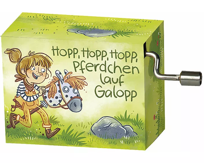 Spieluhr. Hopp hopp hopp, Pferdchen lauf