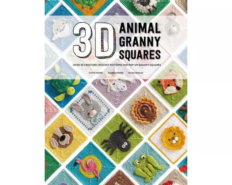 3D Animal Granny Squares