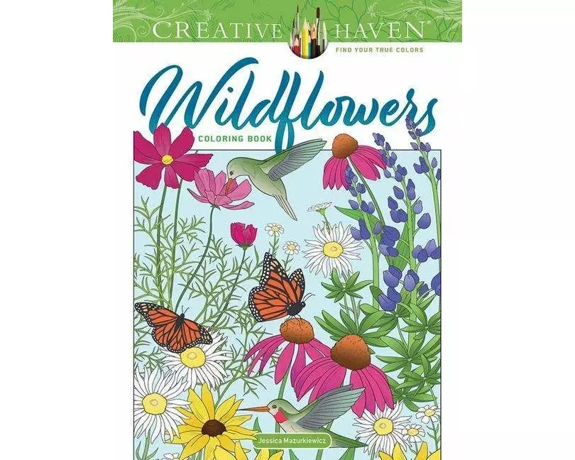 Creative Haven Wildflowers Coloring Book