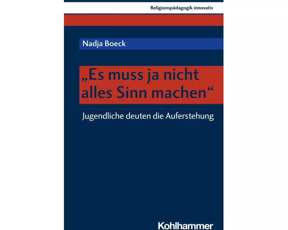 "Es muss ja nicht alles Sinn machen"