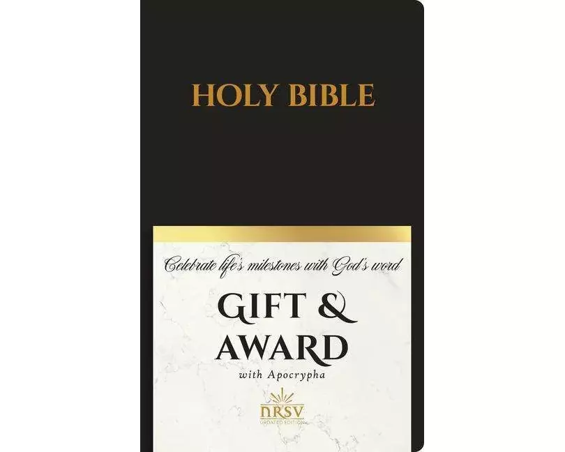 NRSV Updated Edition Gift & Award Bible with Apocrypha (Imitation Leather, Black)
