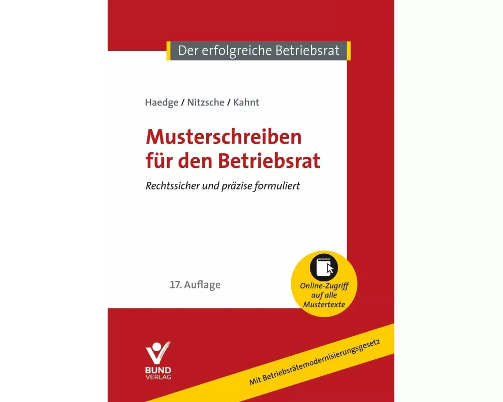 Musterschreiben für den Betriebsrat