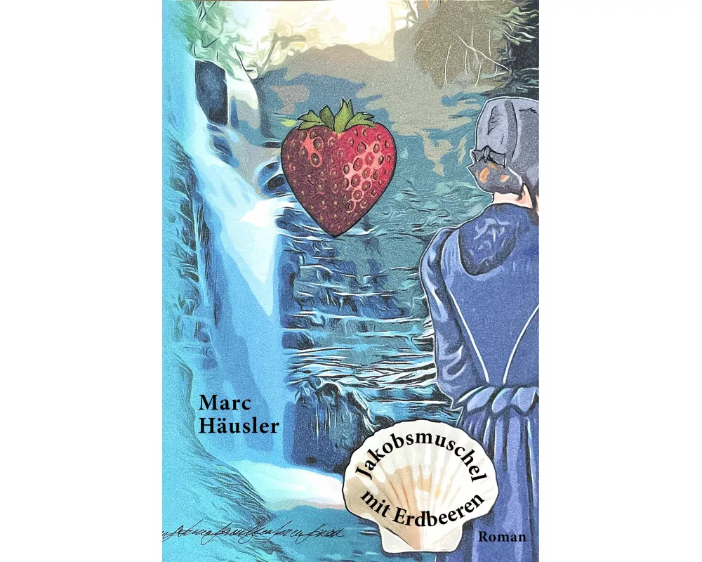 Jakobsmuschel mit Erdbeeren