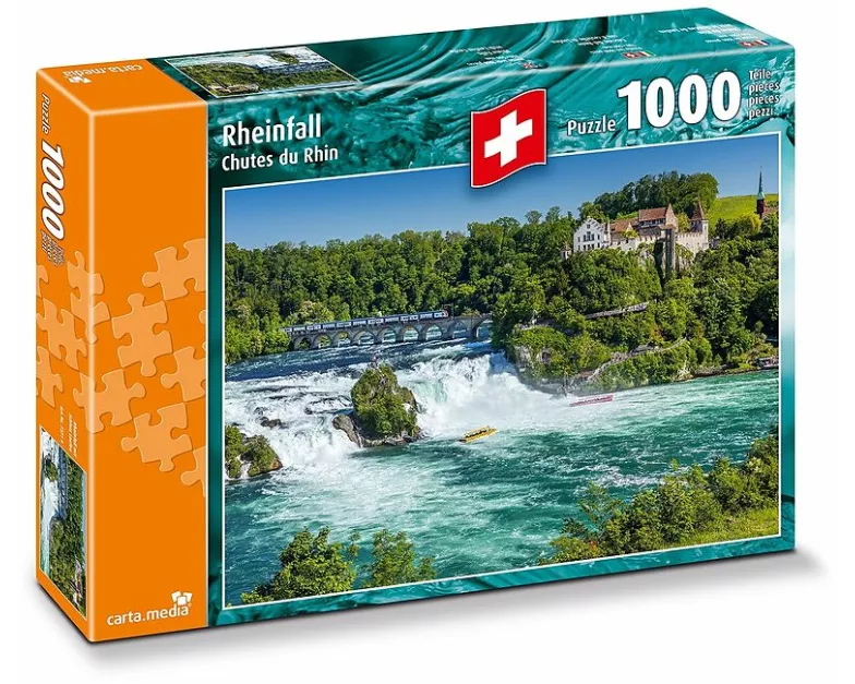 Rheinfall mit Schloss Laufen
