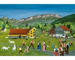 Trachten, Puzzle von Lilly Langenegger