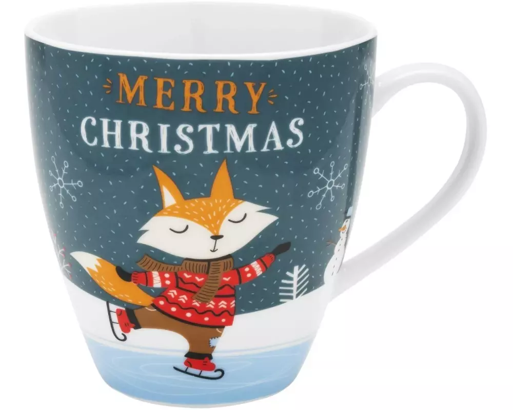 Sheepworld Universaltasse Merry Christmas 450 ml, 1 Stück, Blau