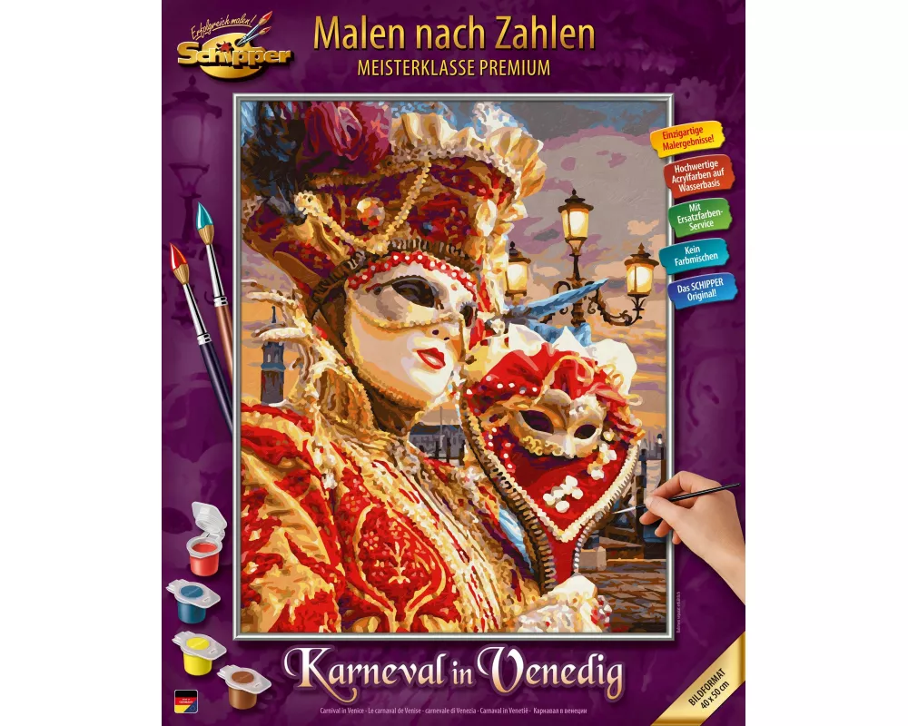 Schipper Malen nach Zahlen - Karneval in Venedig