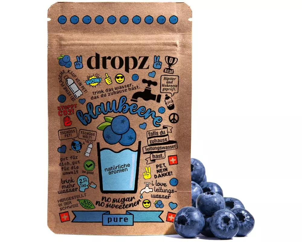 Dropz Pure Blaubeere 1 Beutel à 20 Stück