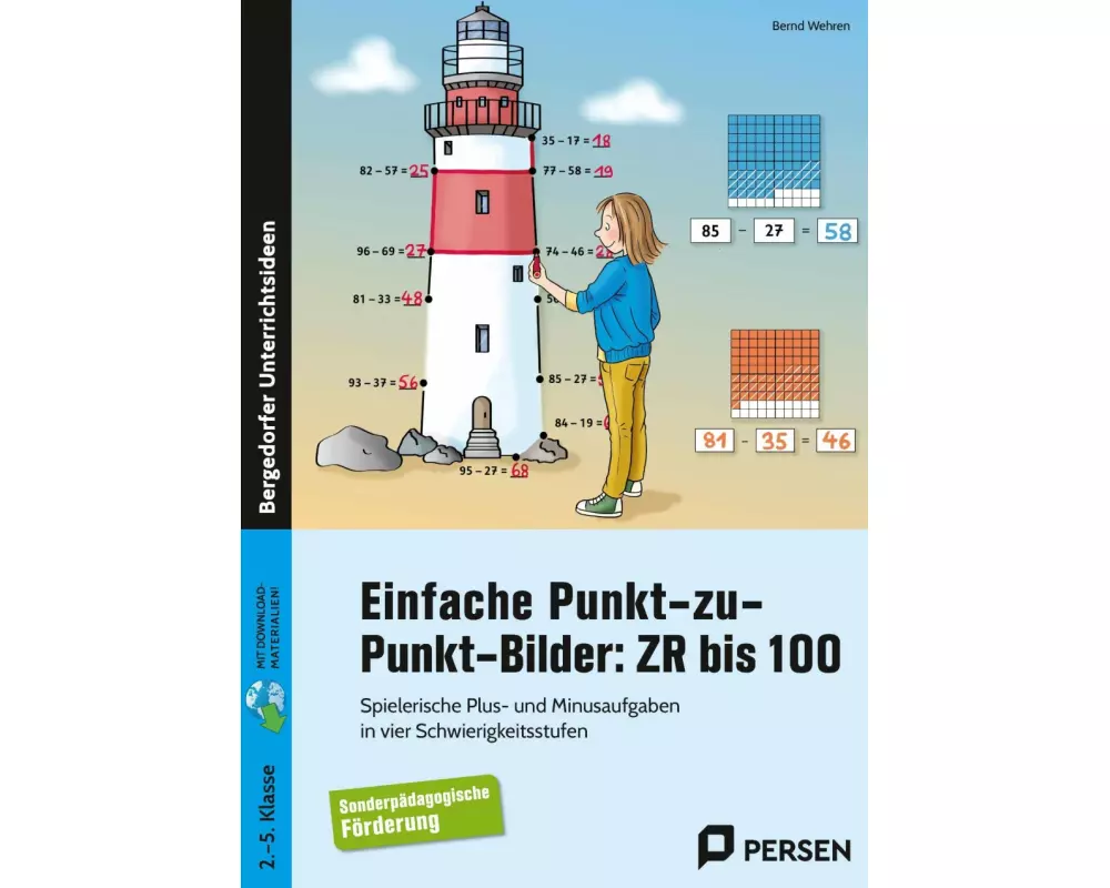 Einfache Punkt-zu-Punkt-Bilder: ZR bis 100