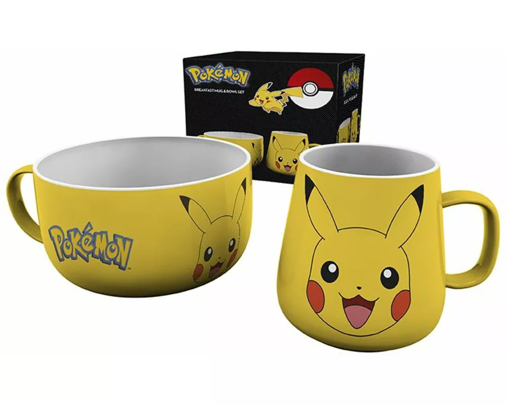 POKEMON Breakfast Set Mug + Bowl Pikachu