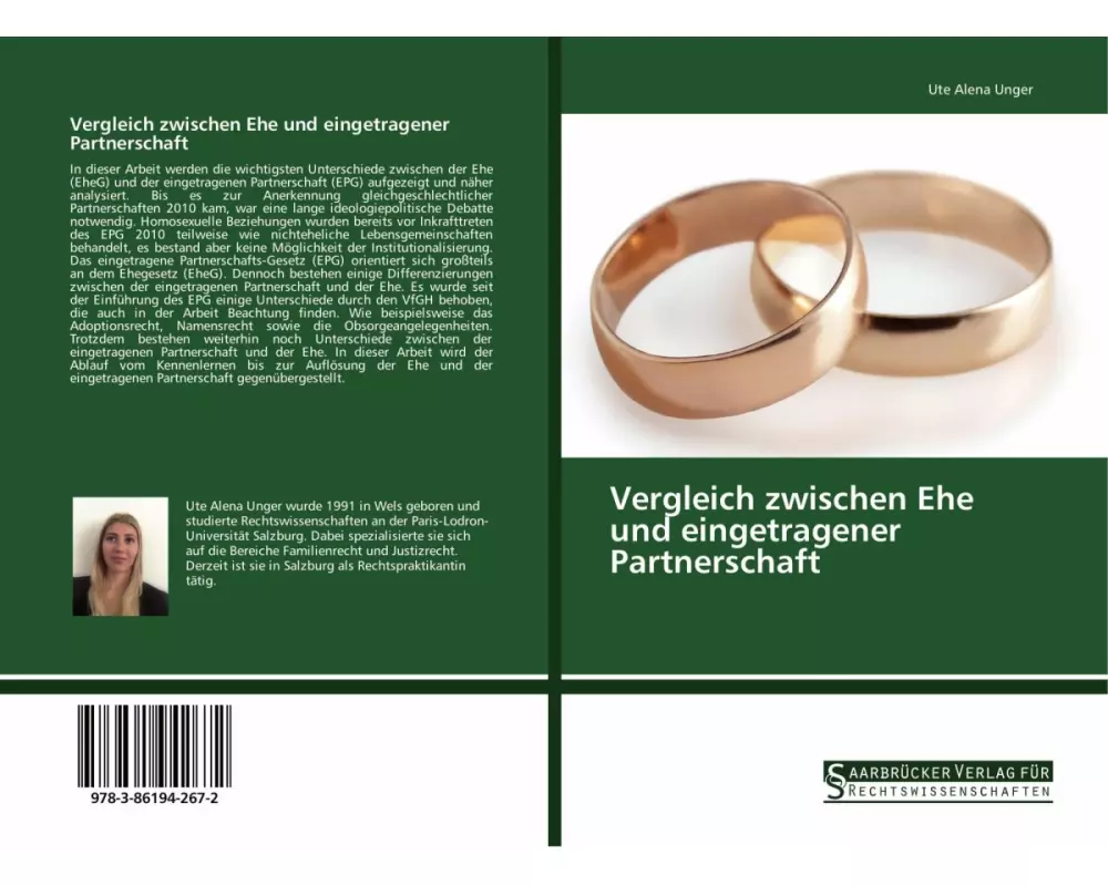 Vergleich zwischen Ehe und eingetragener Partnerschaft