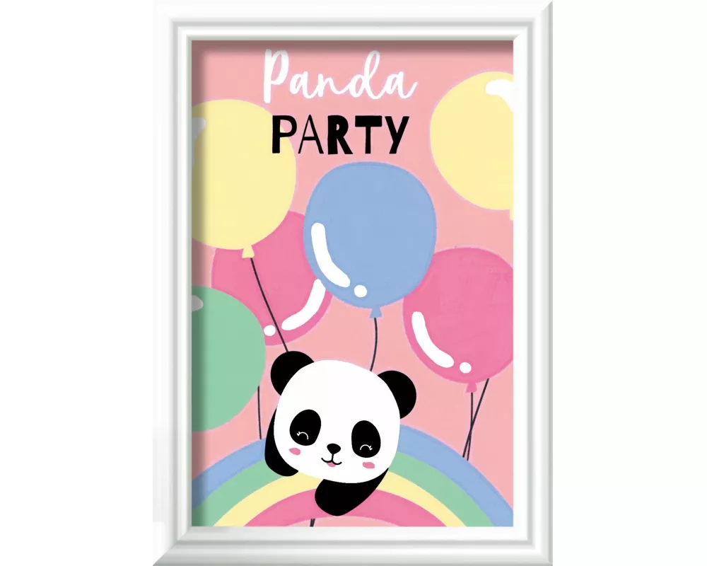 CreArt, Malen nach Zahlen Kinder - Panda Party