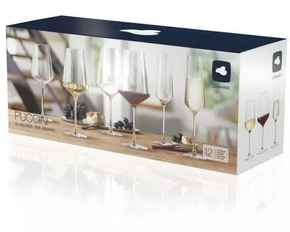 Leonardo Weingläser-Set Puccini 12-teilig, Transparent