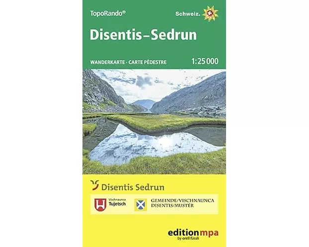 Disentis - Sedrun. Carte pédestre / Wanderkarte