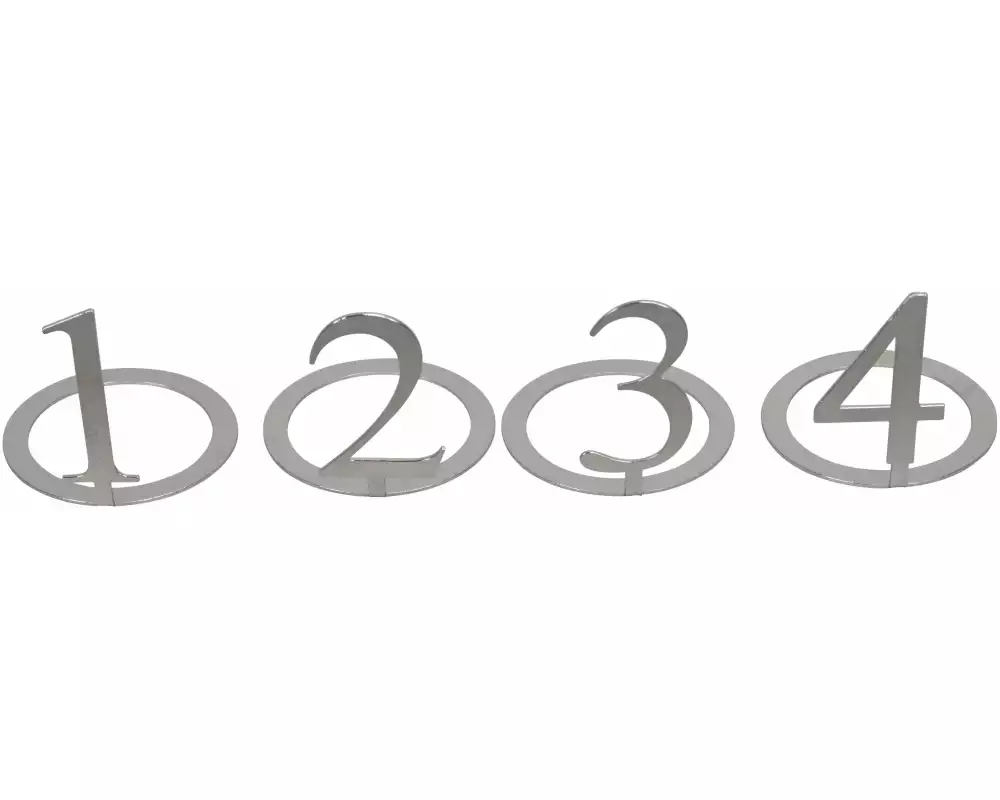 COCON Kerzenring Zahlen, Silber