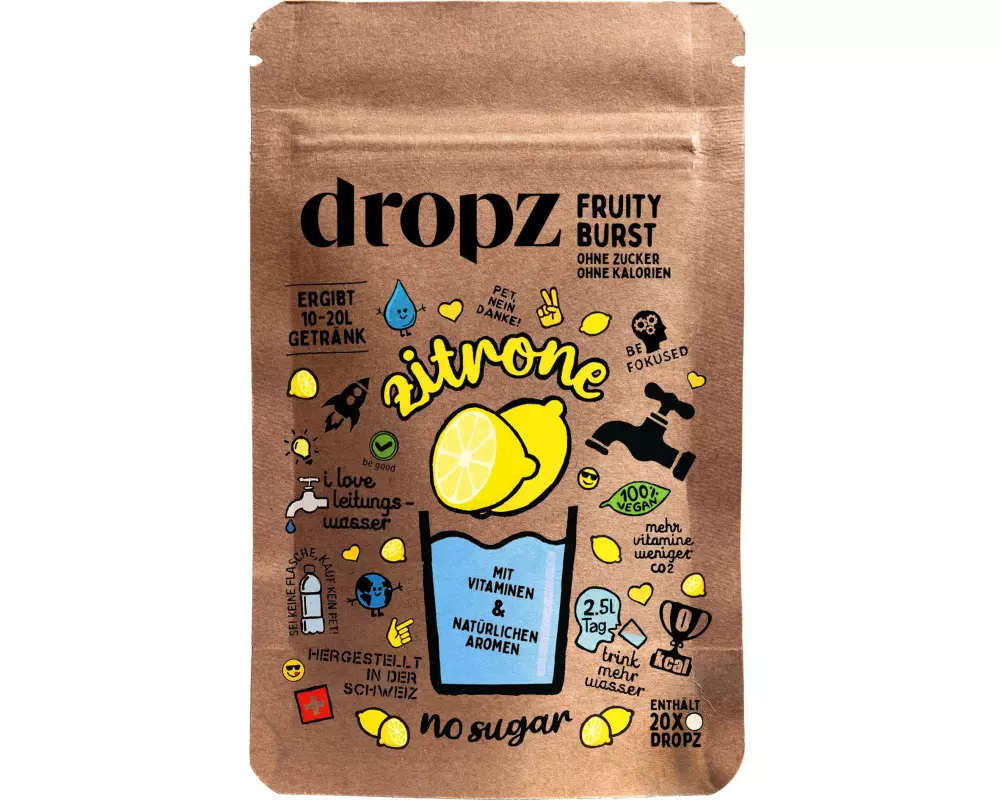 Dropz Zitrone 1 Beutel à 20 Stück