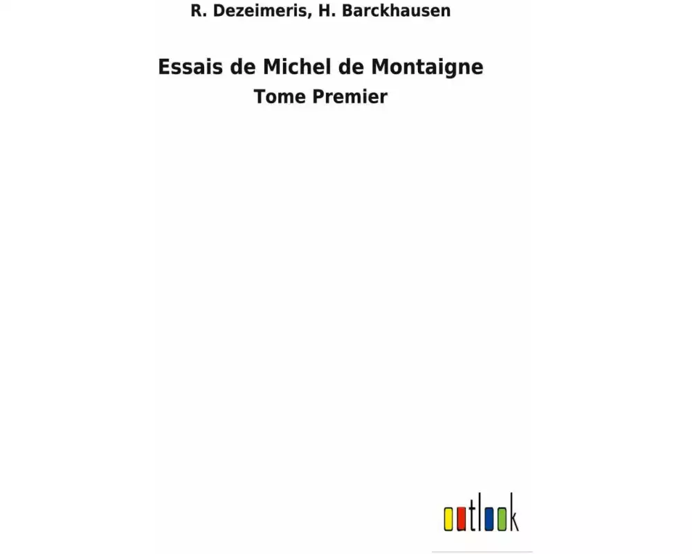 Essais de Michel de Montaigne